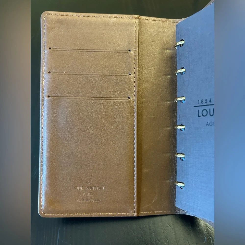 Louis Vuitton Vernis BRONZE agenda pm EUC with COA - Picture 7 of 14